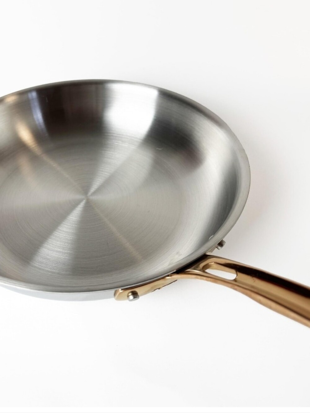 Viking 3-Ply Stainless 10" Fry Pan w/Copper Handle
